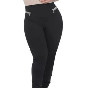 Black leggings with built in girdle/shapeware